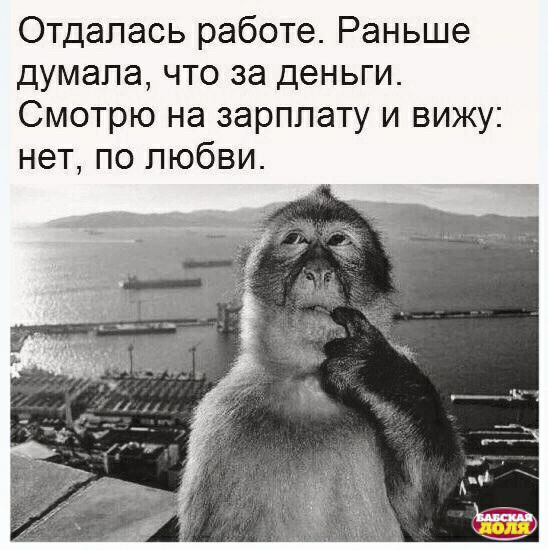 Отдапась работе Раньше думала что за деньги Смотрю на зарплату и вижу нет по любви