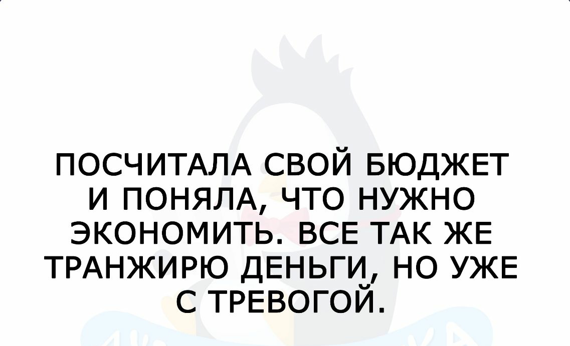 ПОСЧИТАЛА свой БЮДЖЕТ и ПОНЯЛА что нужно экономить ВСЕ ТАК ЖЕ ТРАНЖИРЮ ДЕНЬГИ но УЖЕ с ТРЕВОГОЙ
