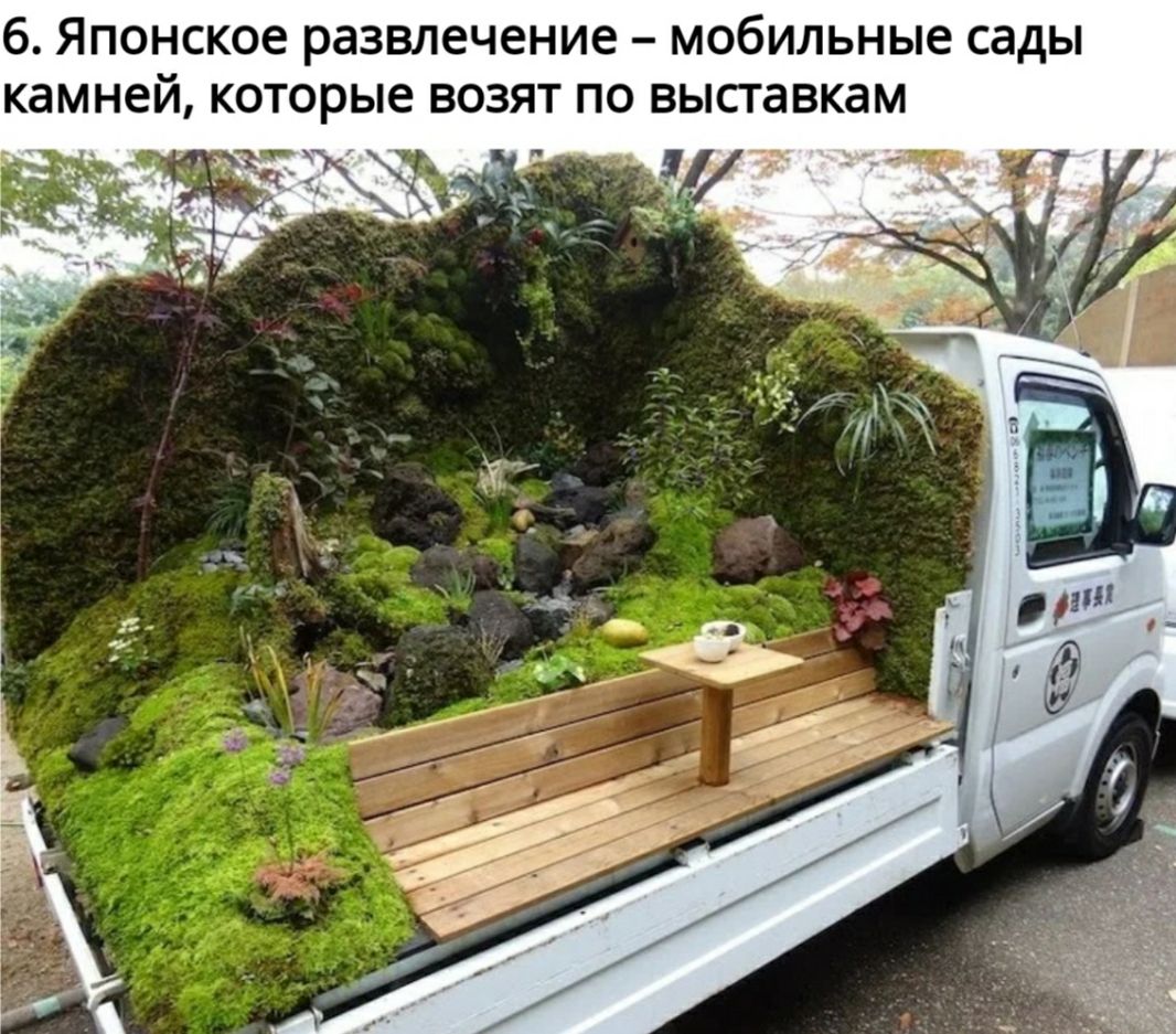6 Японское развлечение мобильные сады камней которые ВОЗЯТ ПО ВЫСТдВКдМ _4 9