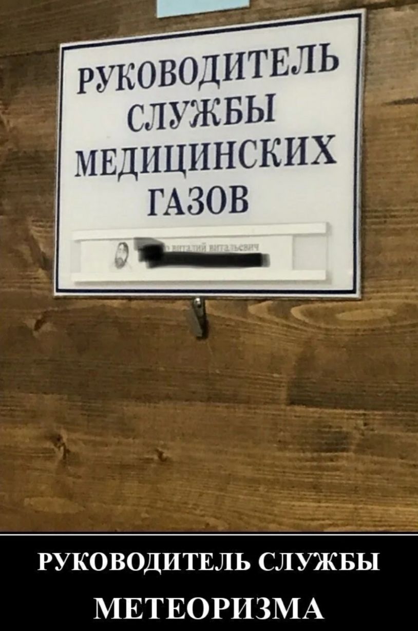 РУКОВОДИТЕЛЬ СЛУЖБЫ МЕТЕОРИЗМА