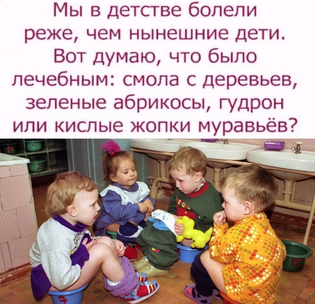 Мы в детстве болели реже чем нынешние дети Вот думаю что было лечебным смола с деревьев зеленые абрикосы гудрон или кислые жопки муравьёв _чд