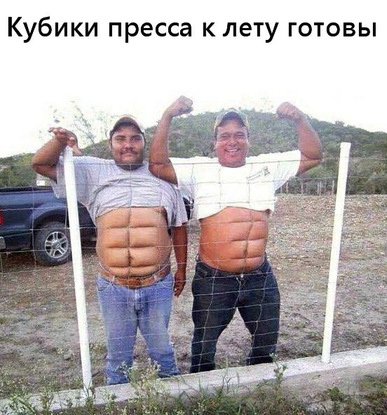 Кубики пресса к лету готовы