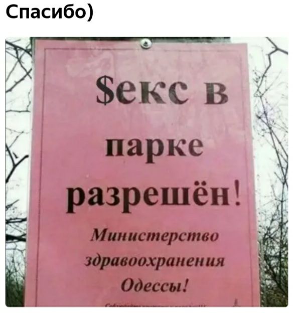 Спасибо екс в парке разрешён Министерство здравоохранения Одессы ___