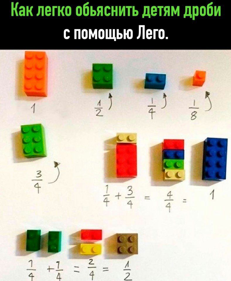 с помощью Лего