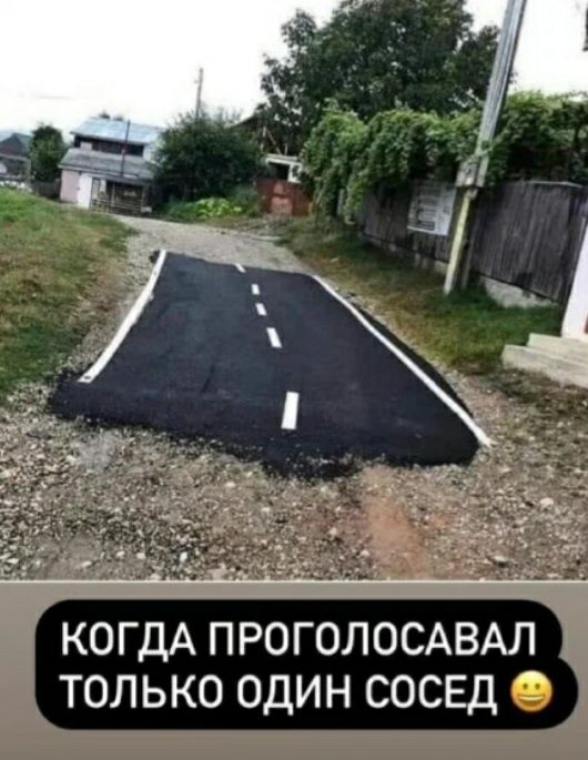 КОГДА ПРОГОЛОСАВАЛ ТОЛЬКО ОДИН СОСЕД