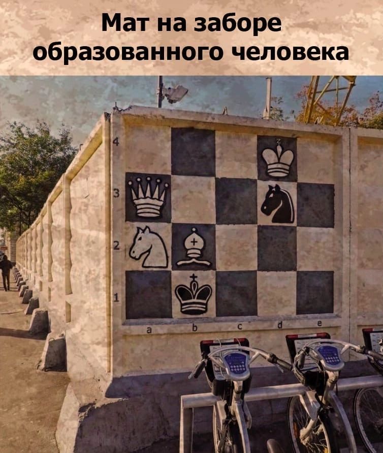 Мат на заборе образованного человека