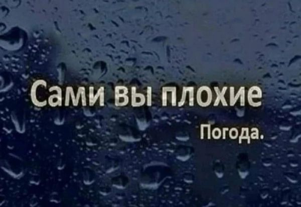 Сами вы плохие Погода
