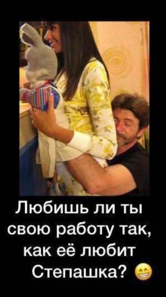 Любишь ли ты свою работу так как её любит Степашка