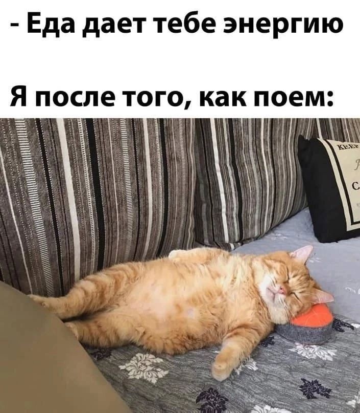 Еда дает тебе энергию Я после ТОГО КЗК ПОЕМ