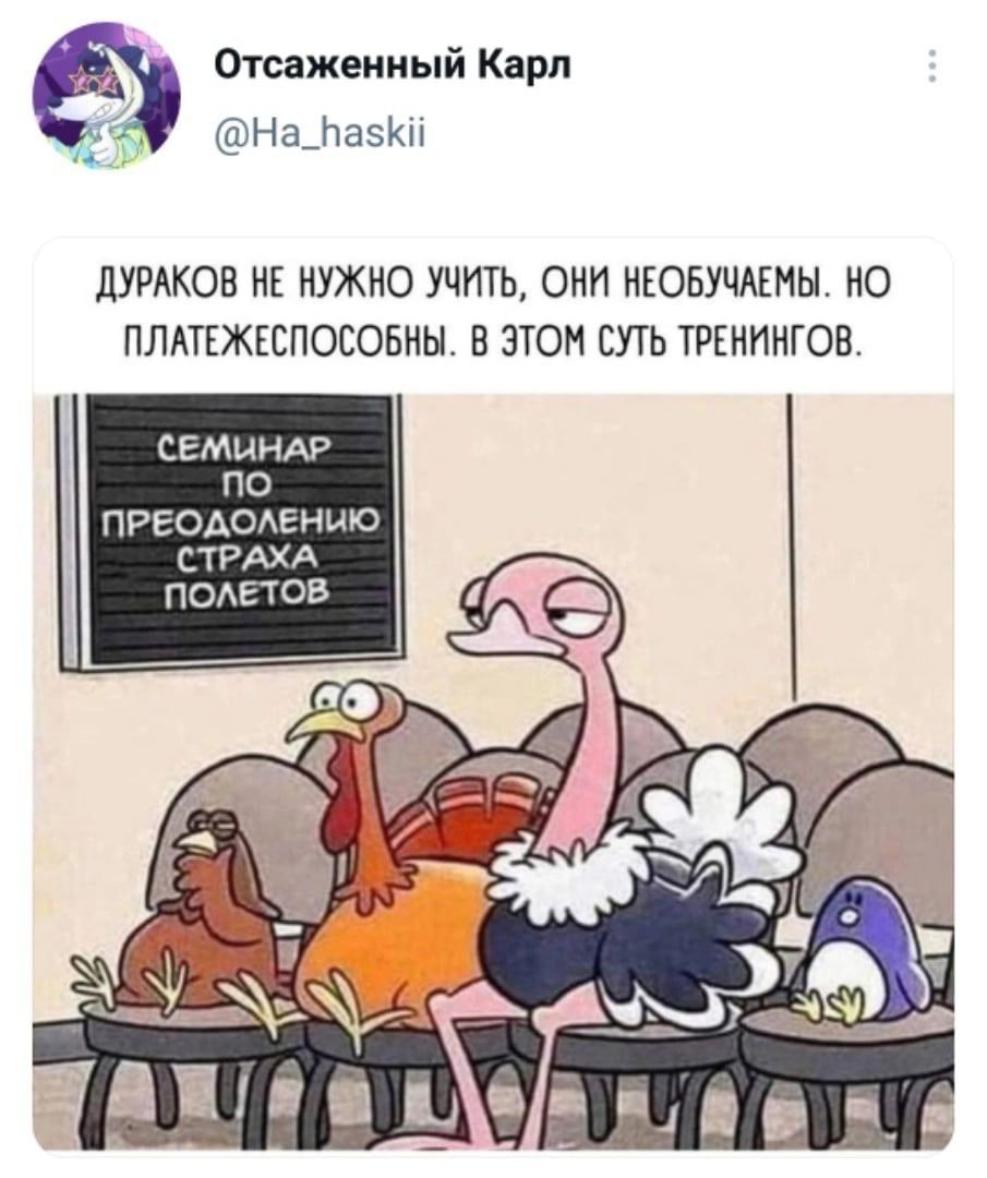 Отсажеиный Карп д На_паэіи ЛУРАКОВ НЕ НУЖНО УЧНТЬ ОНИ ИЮБУМЕНЫ НО ПЛАПЖШПОЮБНЫ В ЭТОМ СУТЬ ТРЕНИНГОВ сгмциАР по ПРЕОАОАЕншо СТРАХА
