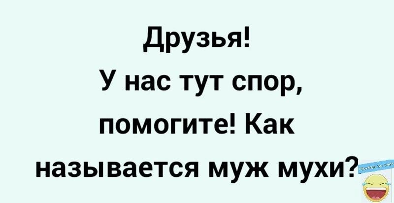 Друзья У нас тут спор помогите Как называется муж муж