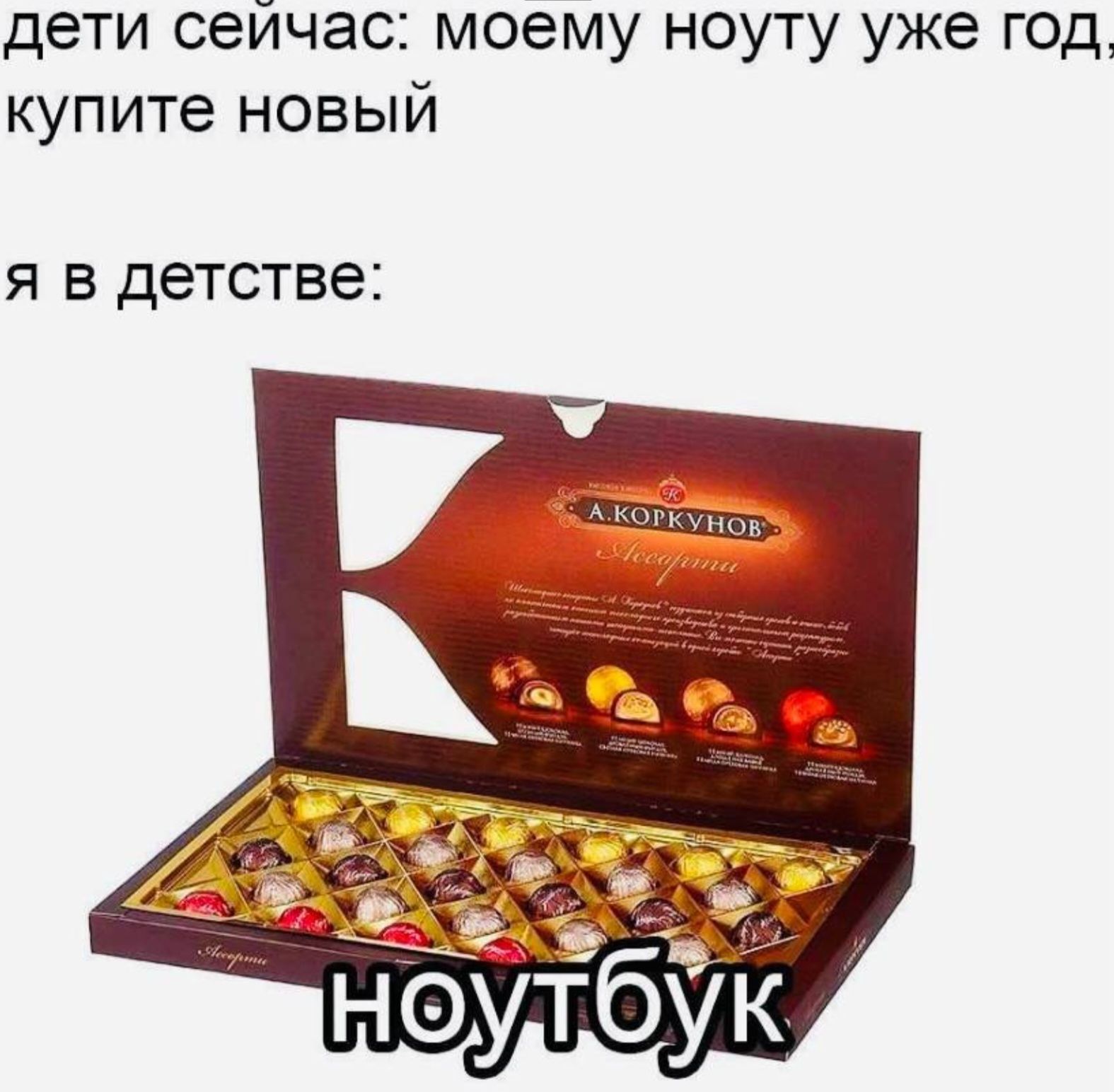дети сейчас моему ноуту уже год купите новый Я В детстве