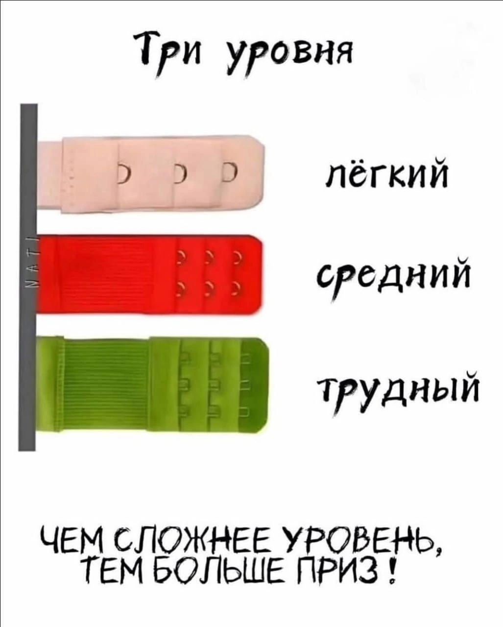 Три уровня
лёгкий
средний
трудный
ЧЕМ СЛОЖНЕЕ УРОВЕНЬ, ТЕМ БОЛЬШЕ ПРИЗ!
