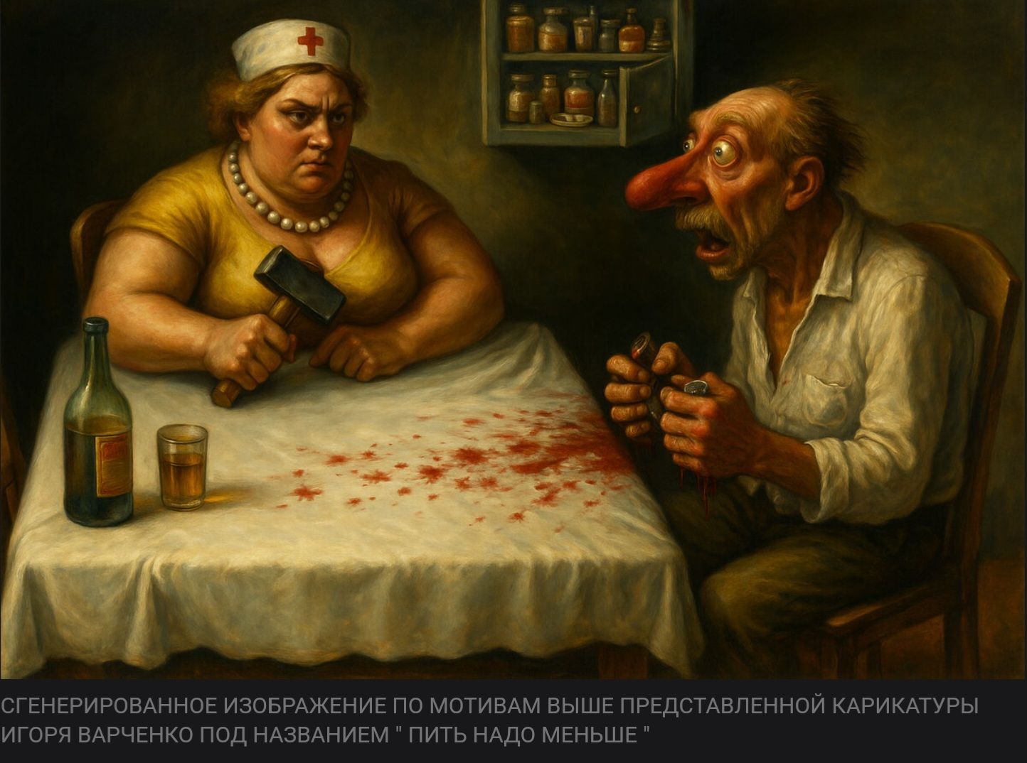 Пить надо меньше