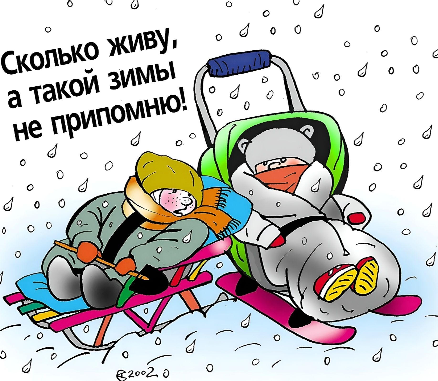 Сколько живу, а такой зимы не припомню!