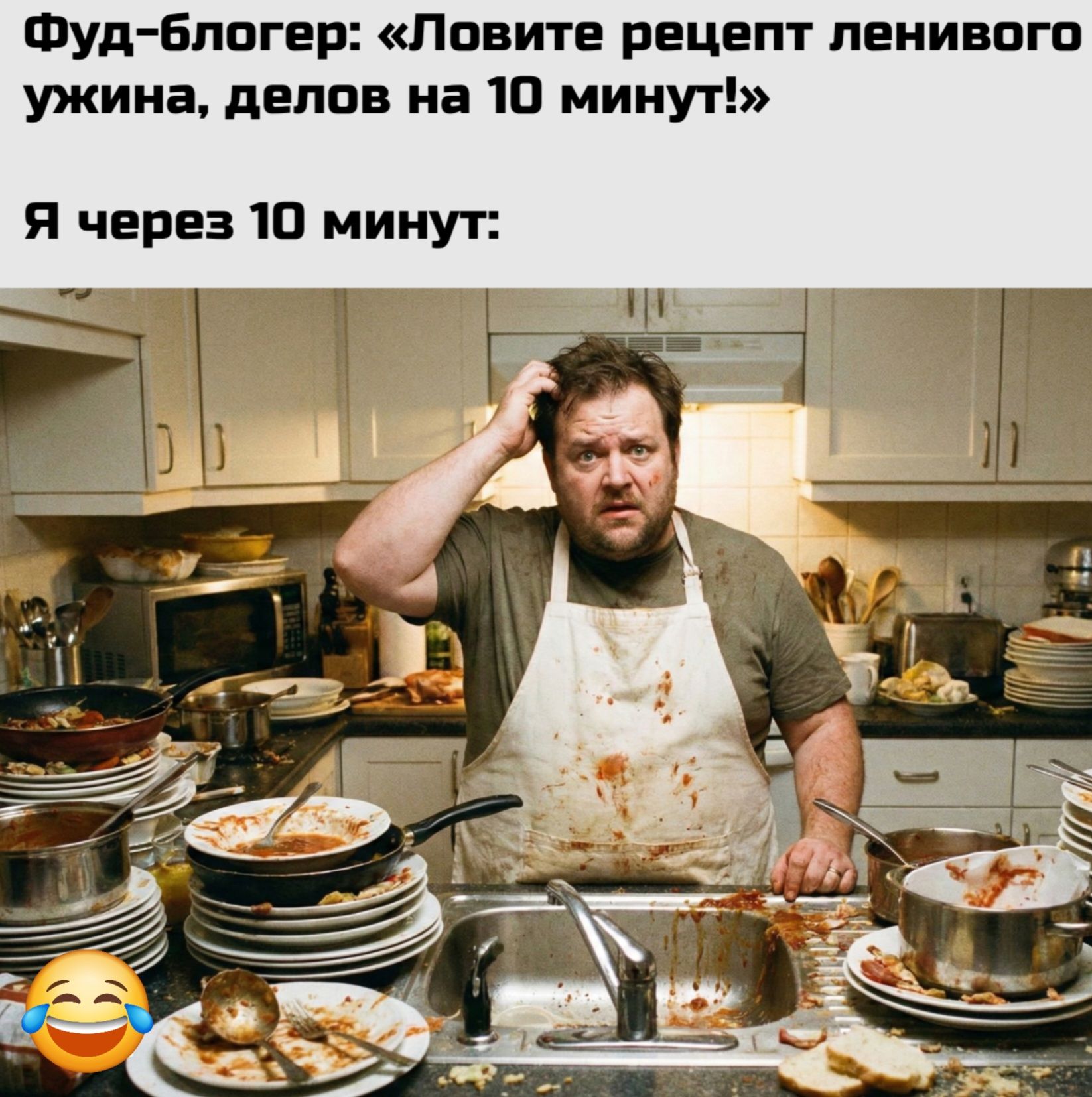 Фуд-блогер: «Ловите рецепт ленивого ужина, делов на 10 минут!» Я через 10 минут:
