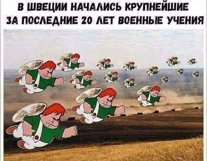 В ШВЕЦИИ НАЧАЛИСЬ КРУПНЕЙШИЕ ЗА ПОСЛЕДНИЕ 20 ЛЕТ ВОЕННЫЕ УЧЕНИЯ