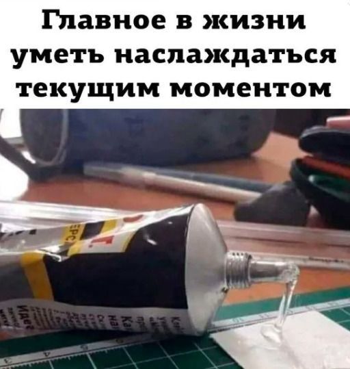 Главное в жизни уметь наслаждаться текущим моментом