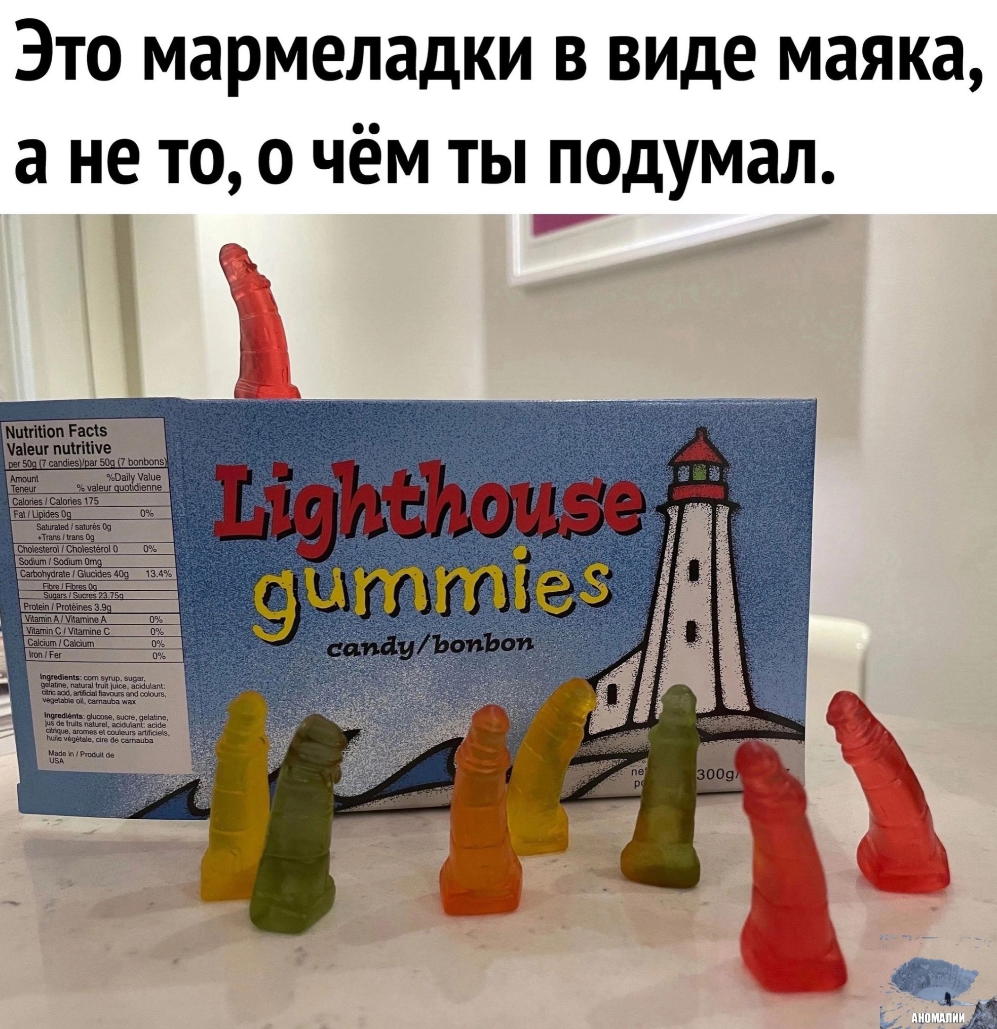ЭТО мармеладки В виде маяка а НЕ Т0 О чём ТЫ ПОДУМЭЛ