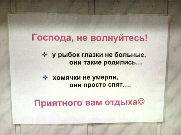 у рыбок глазки не больные они такие родились хомячки не умерли они просто спят