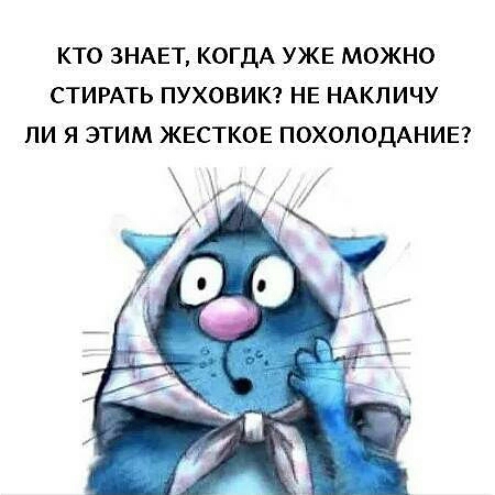 КТО ЗНАЕТ КОГДА УЖЕ МОЖНО СТИРАТЬ ПУХОВИК НЕ НАКЛИЧУ ЛИ Я ЭТИМ ЖЕСТКОЕ ПОХОПОДАНИЕ