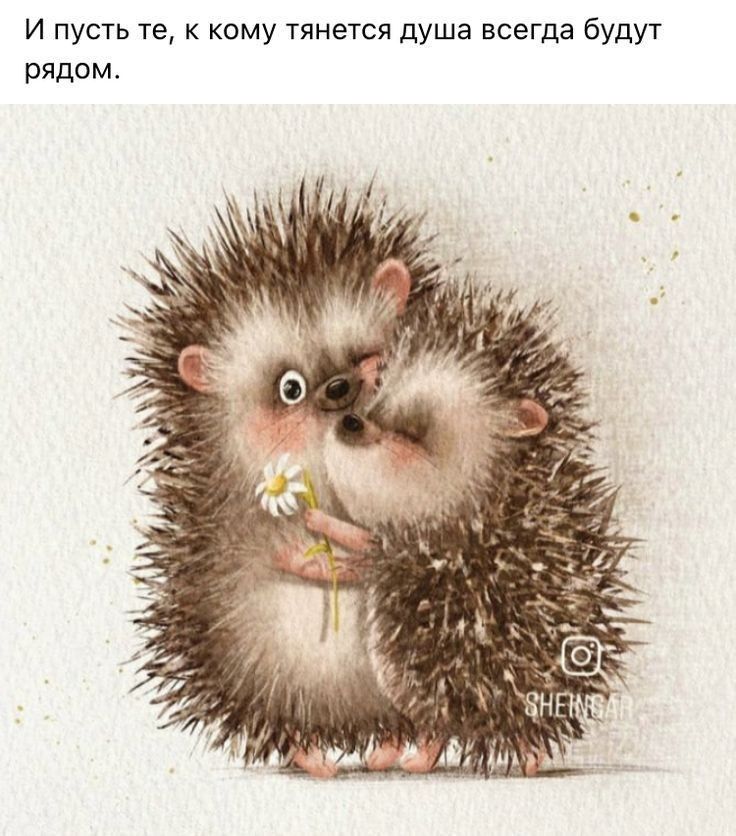 И пусть те к кому тянется душа всегда будут рядом