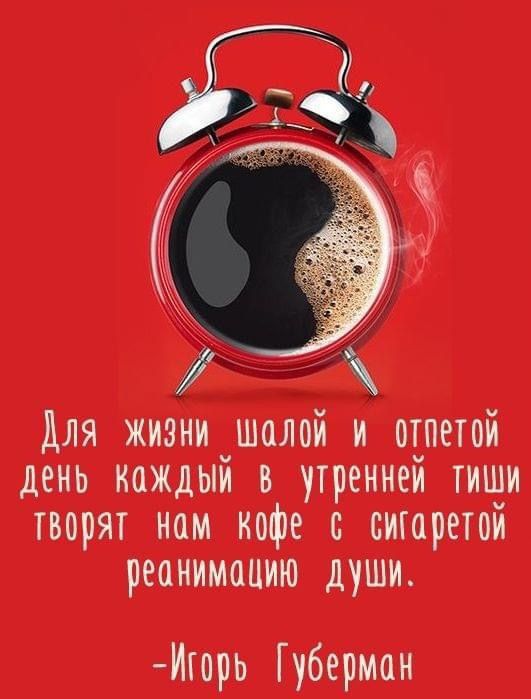 для жизни шалай и мнений день каждый в утренней тиши творят нам кафе в сннаретай реанимацию души Игарь Губерман