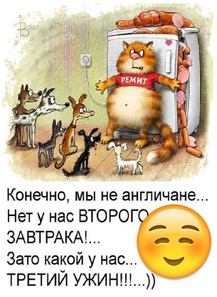 Конечно мы не англичане Нет у нас ВТОРОГ _ ЗАВТРАКА __ _ Зато какой у нас ТРЕТИЙ ужинш3_