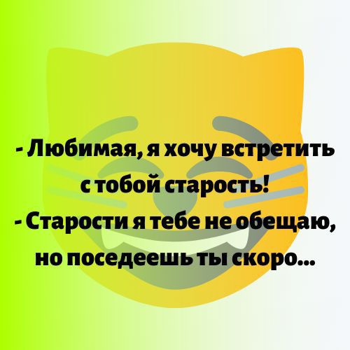 Люби мая и хочу встретить тобой старость Старости я тебе не обещаю но поседеешь ты скоро