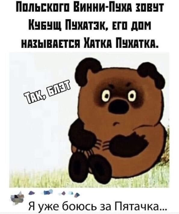 ПШЬЕКПГП ВИНИИПШШ ШП Киннщ Пшик гп дпм нпывпппи нитки Пишим Я уже боюсь за Пятачка