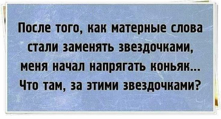 После того наи матерные слова стали заменять звездочками меня начал напрягать ноньян Что там за зтнмн звездочками