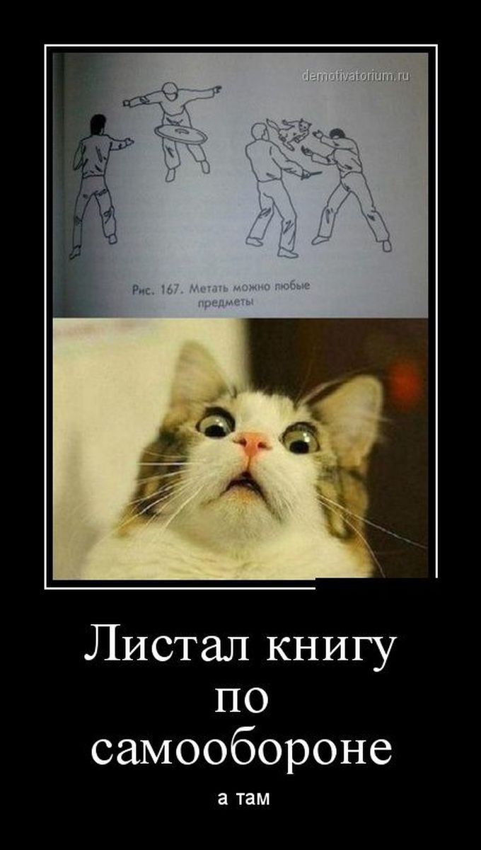 Листал книгу по самообороне там