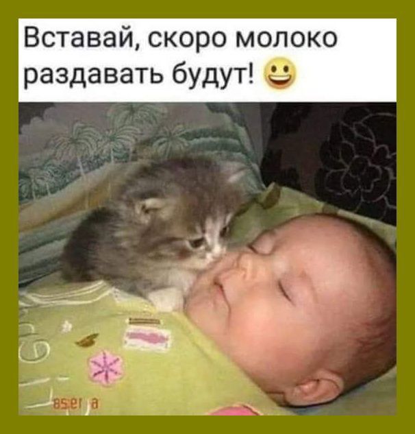 Вставай скоро молоко раздавать будут 9 576 В а л