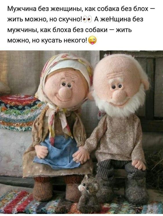 Мужчина без женщины как собака без блох жить можно но скучно А жеНщина без мужчины как блоха без собаки жить можно но кусать некого