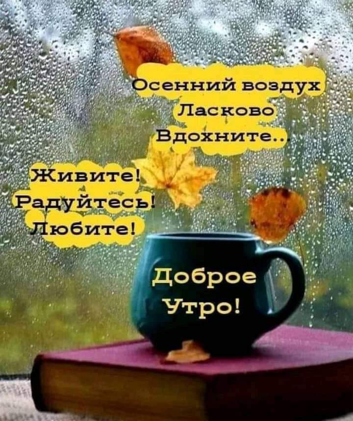 Осенний воздух Ласково Вдохните