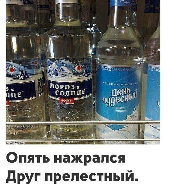 _ Опять нажрапЬя друг прелестный