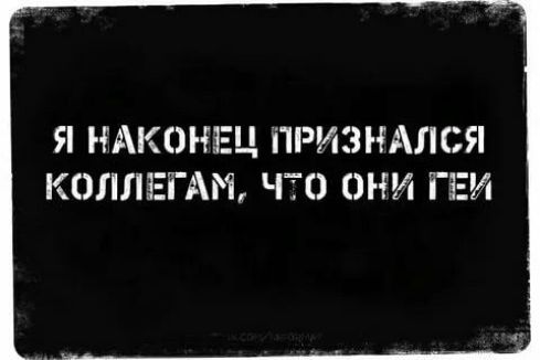 Я НАКОНЕЦ ПРИЗНАЛСЯ КОЛЛЕГАМ ЧТО ОНИ ГЭЕИ