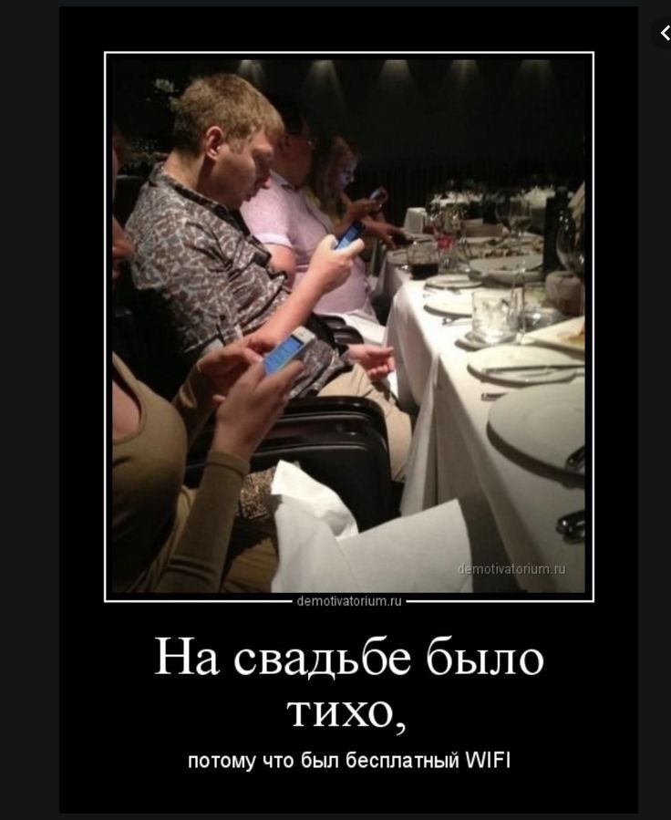 На свадьбе было тихо потому то был бесплатый МП