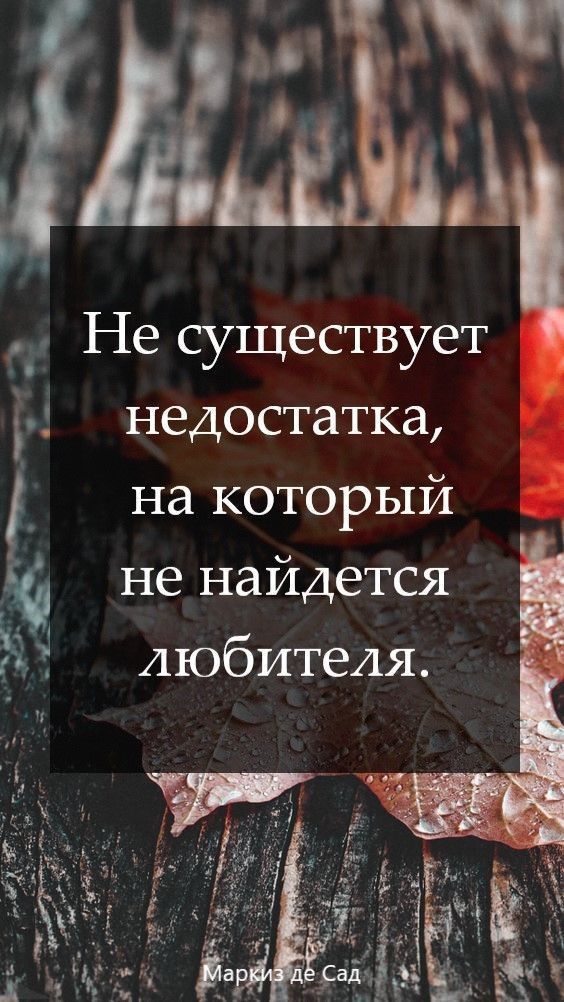 3 Не существует недостатка на который не найдется любителя