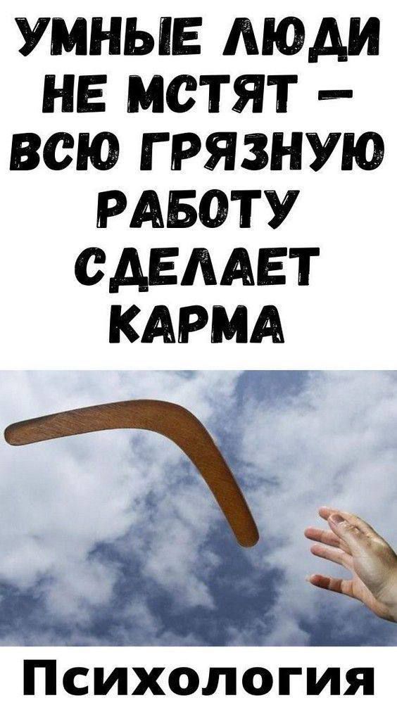 УМНЫЕ АЮАИ НЕ МСТЯТ ВСЮ Г РЯЗНУЮ РАБОТУ САЕААЕТ КАРМА Психология