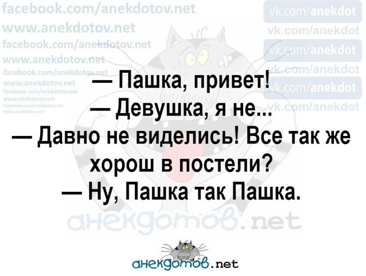 Пашка привет Девушка я не давно не виделись Все так же хорош в постели Ну Пашка так Пашка жжётвмеь