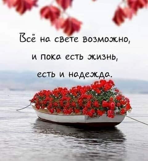 к ь 6 Бсё но сВете возможно и пока есть жизнь есть и надежда Р 1