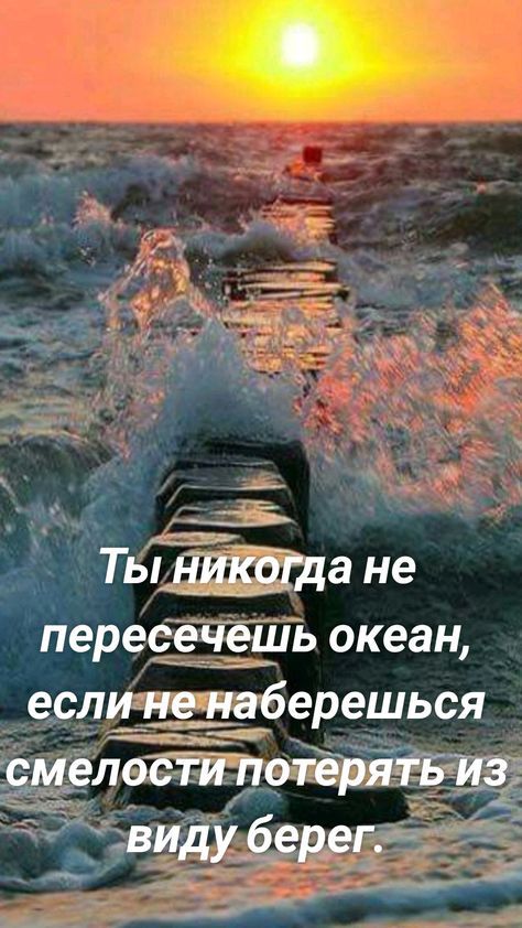 Тьі ЁЩФШЗ не пересечещь океан еслцнедаберешься смеЯосій ітотёрятвиз ввиду берег __