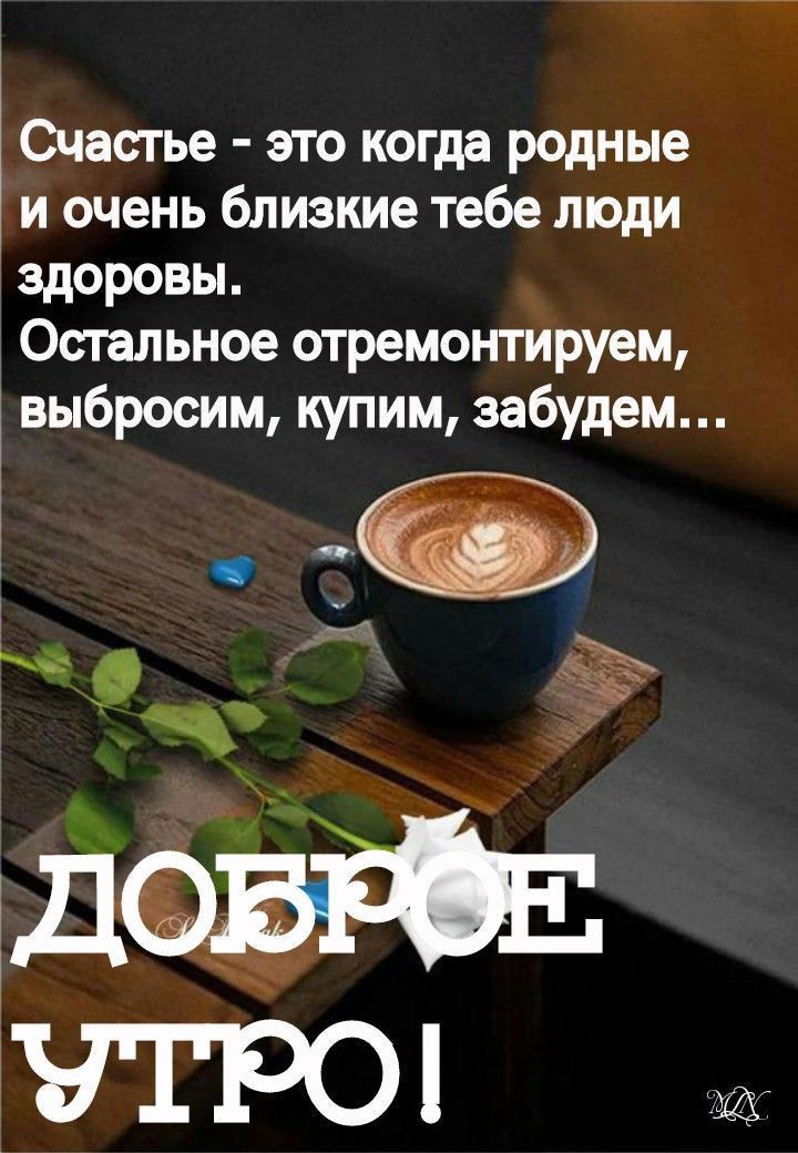 Счастье это когда родные и очень близкие тебе люди здоровы Остальное атремонтируем выбросим купим забудем