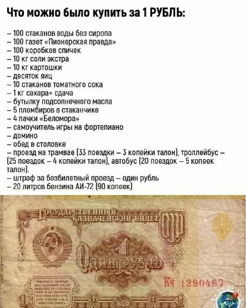 Что можно было купить за 1 РУБЛЫ юп стаканов или без шпица юа гыы ппививршн пищ юа киров спичек _ 10 кг сипи виста 10 кг штшки паст яиц ш шкаипп шиатип спи 1 к ши шч бушлку Шшшш чита та 5 Мпибировн шашки пачки към ниша пиоучщпль игры по плииип пББд приза грам а 33 нп кпп ш иппиі грим ану 25 ппіщак 4 кпп ит птн антц 20 пиши 5 тик шюи траф за щбиппиый щ публи _ 20 цитрин Единиц МН пп шп