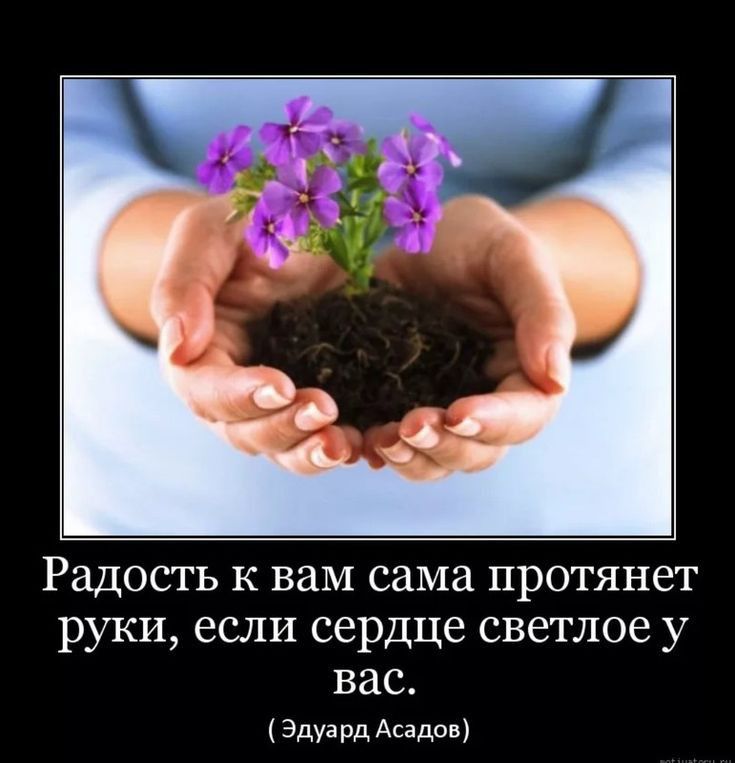 9 д Радость к вам сама протянет руки если сердце светлое у вас Эдуард Асад