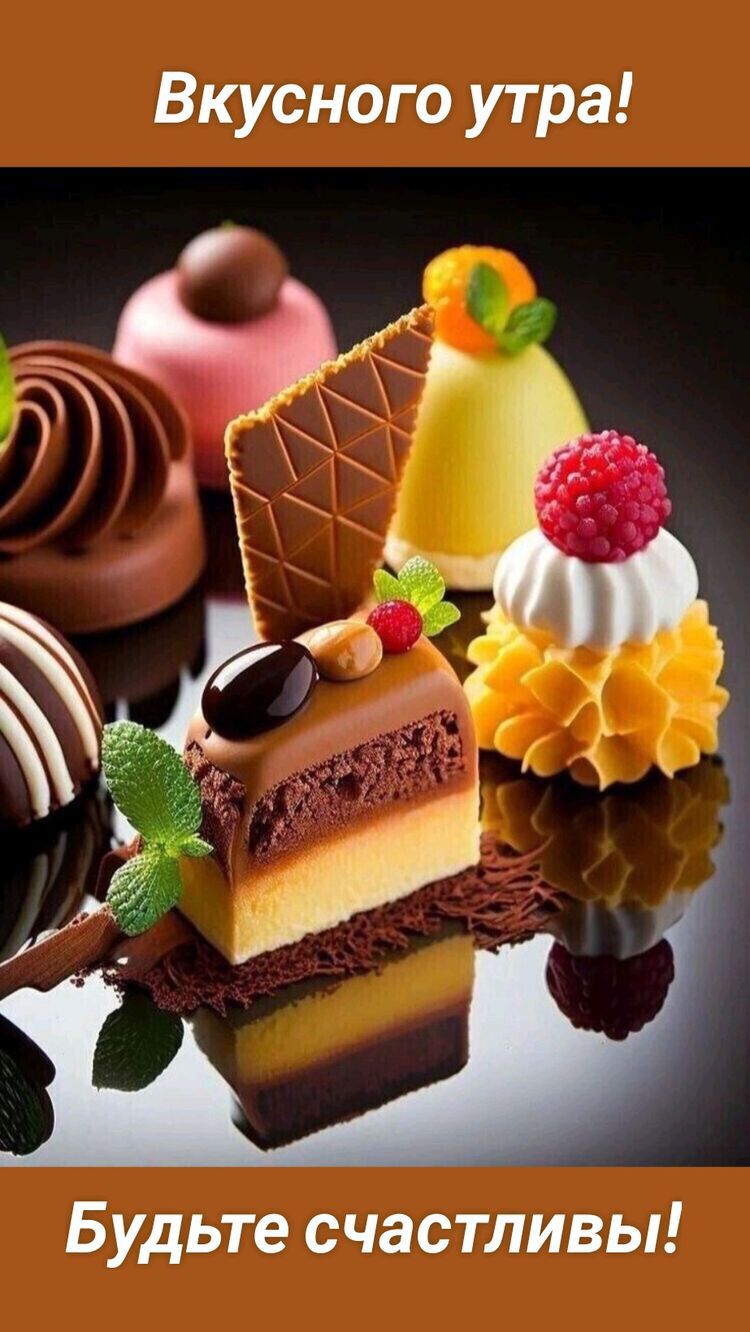 Вкусного утра Будьте счастливы