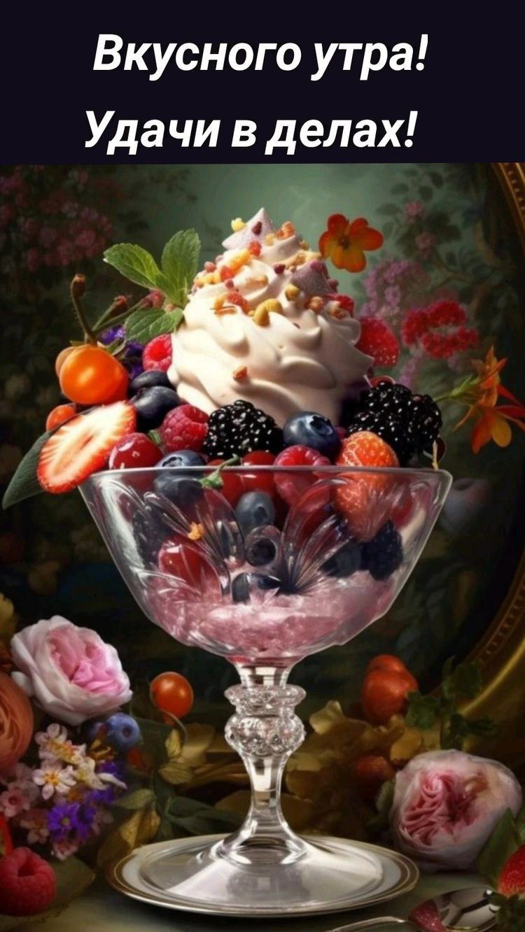 Вкусного утра Удачи в делах