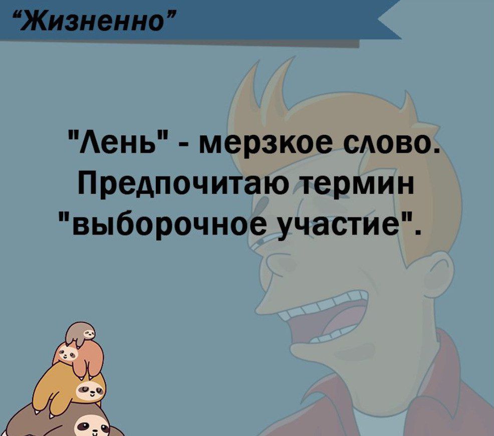 Аень мерзкое слово Предпочитаю термин выборочное участие