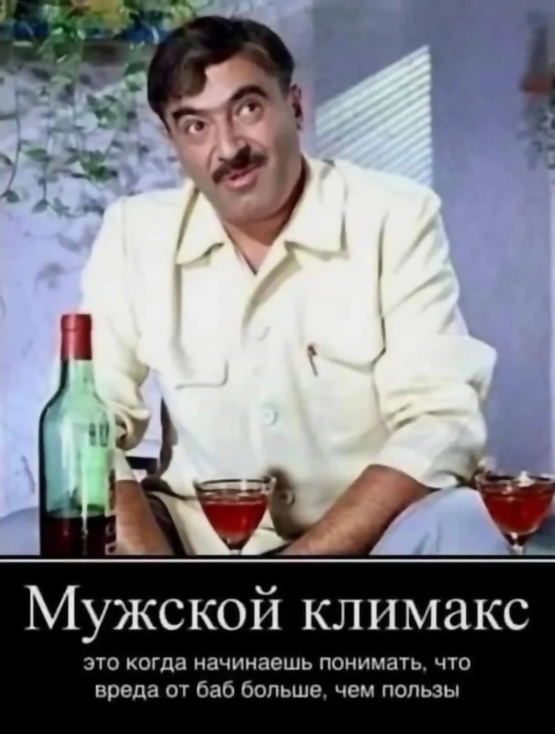Мужской климакс спо когда начинаешь понимать что вреда от баб больше чем пользы